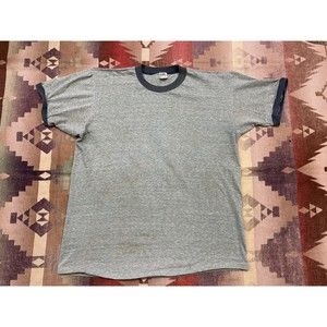 Vintage 1970's Penny's Towncraft Plus Ringer T-Shirt Sz XL